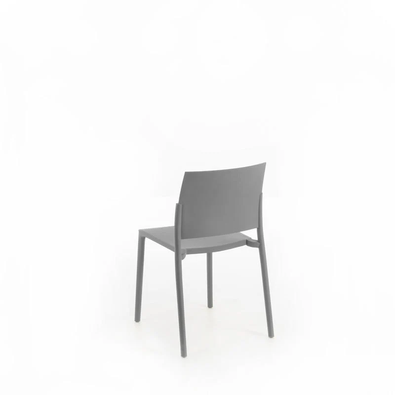 Set da 4 Sedia in polipropilene per interno o esterno design moderno cm 52x52x81h - vari colori