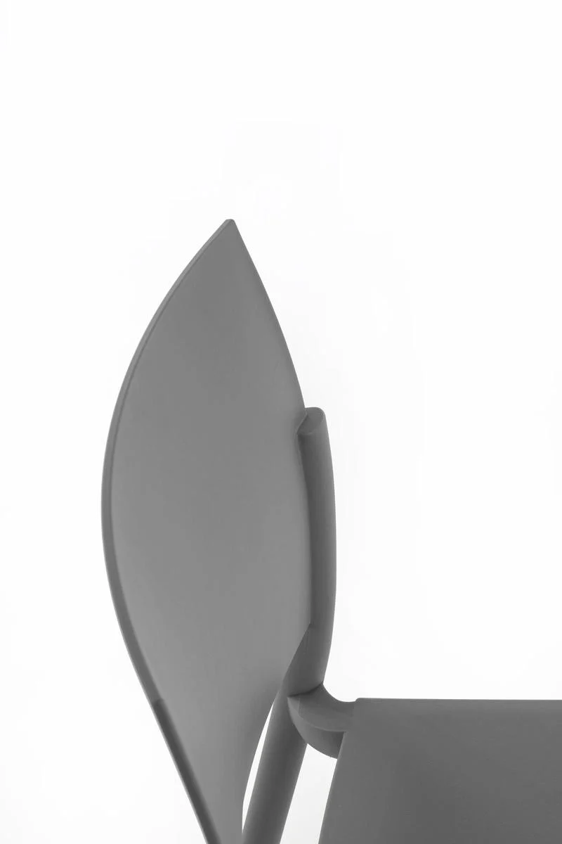 Set da 4 Sedia in polipropilene per interno o esterno design moderno cm 52x52x81h - vari colori