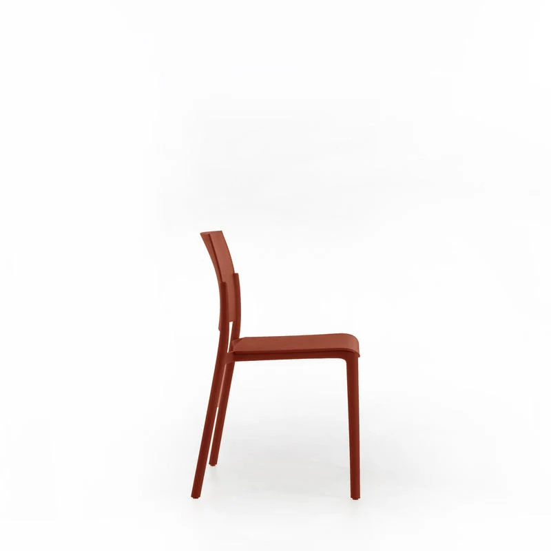 Set da 4 Sedia in polipropilene per interno o esterno design moderno cm 52x52x81h - vari colori
