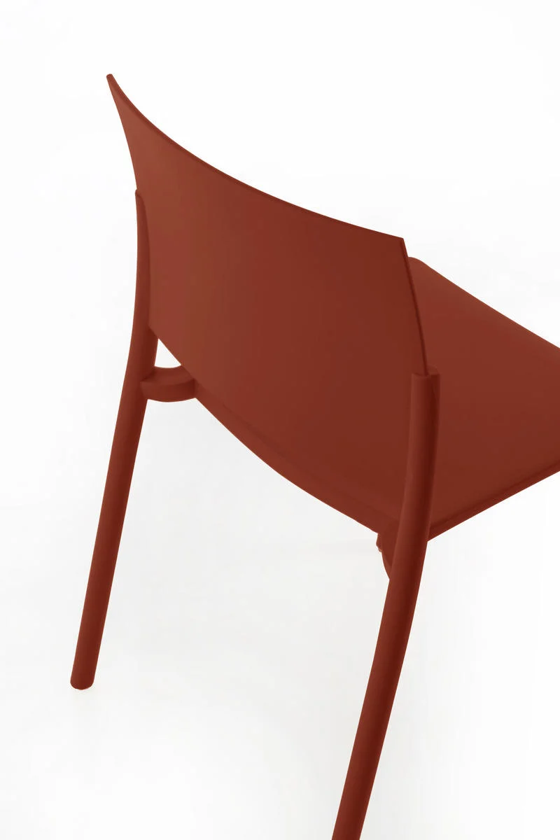 Set da 4 Sedia in polipropilene per interno o esterno design moderno cm 52x52x81h - vari colori