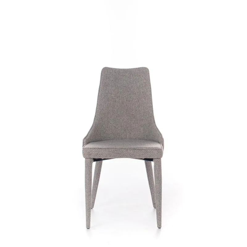 Set da 4 Sedia moderna imbottita rivestita in tessuto cm 46x46x91h - vari colori