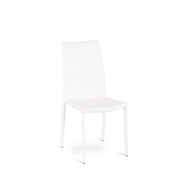 Set da 4 Sedia da sala moderna rivestita in similcuoio cm 41x42x95h - vari colori
