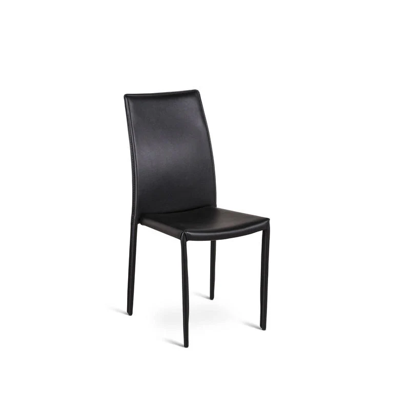 Set da 4 Sedia da sala moderna rivestita in similcuoio cm 41x42x95h - vari colori