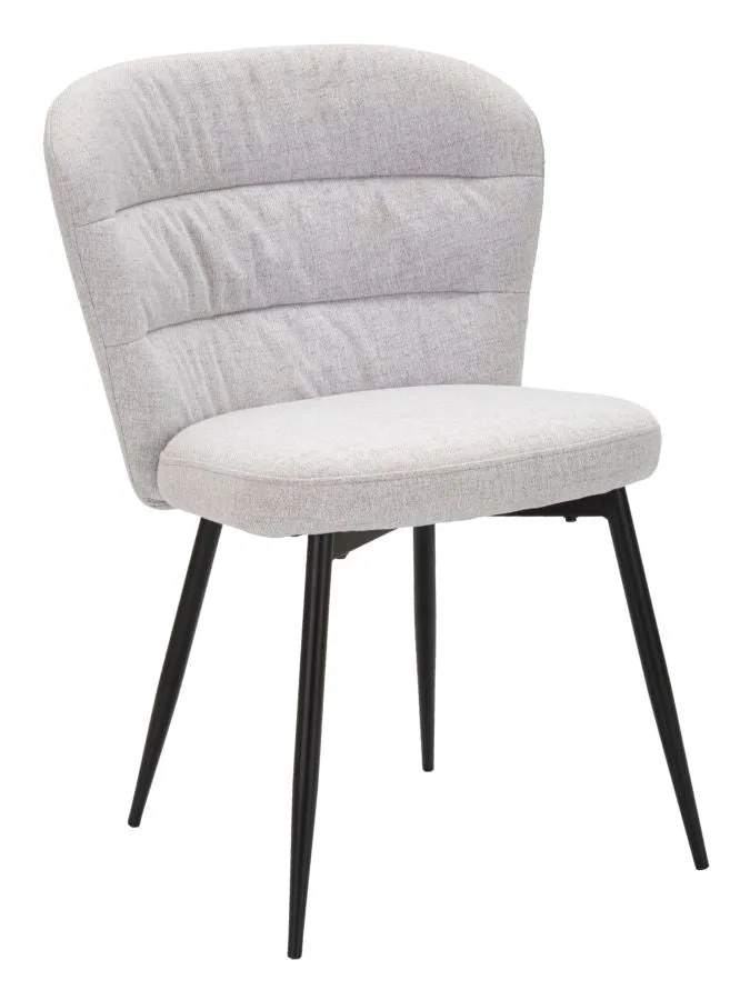 Set da 2 Sedia da pranzo imbottita rivestita in tessuto cm 58x60x85h - vari colori