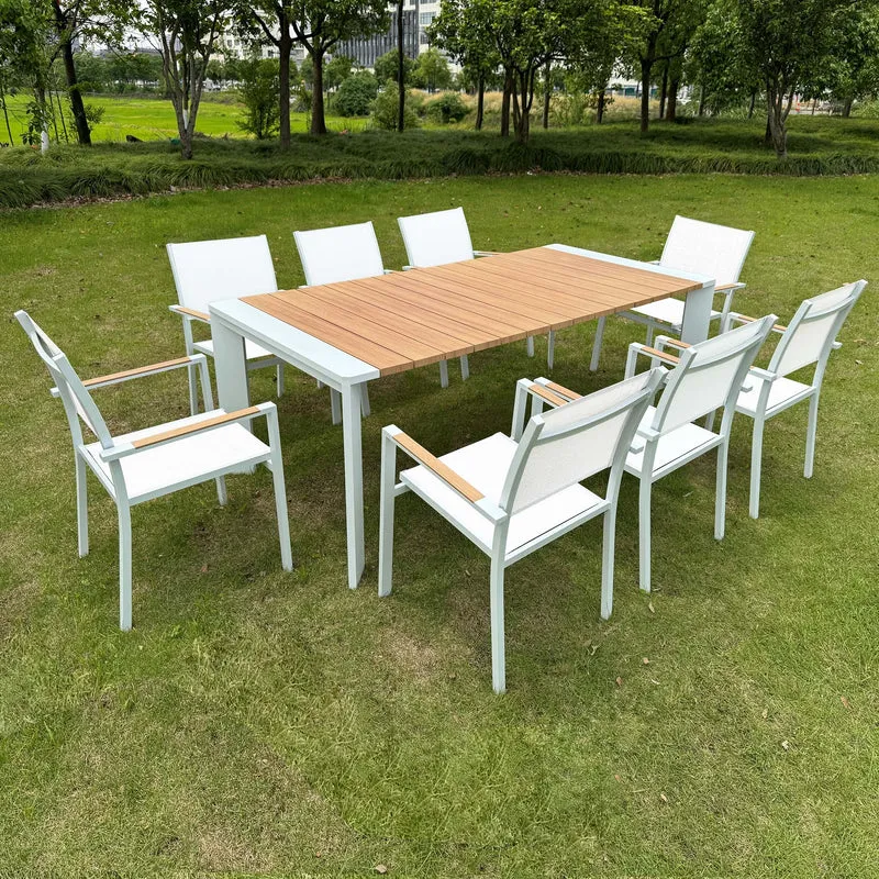 Tavolo allungabile da giardino in Alluminio 200/250x100 - CELESTIEL