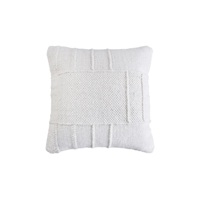 Cuscino decorativo in lana lavorata a maglia 45x45 cm - YORILDIL