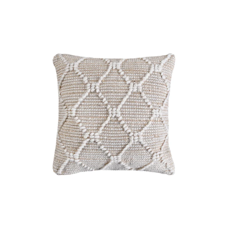 Cuscino decorativo in lana con motivi geometrici 45x45 cm - BELIRMAR