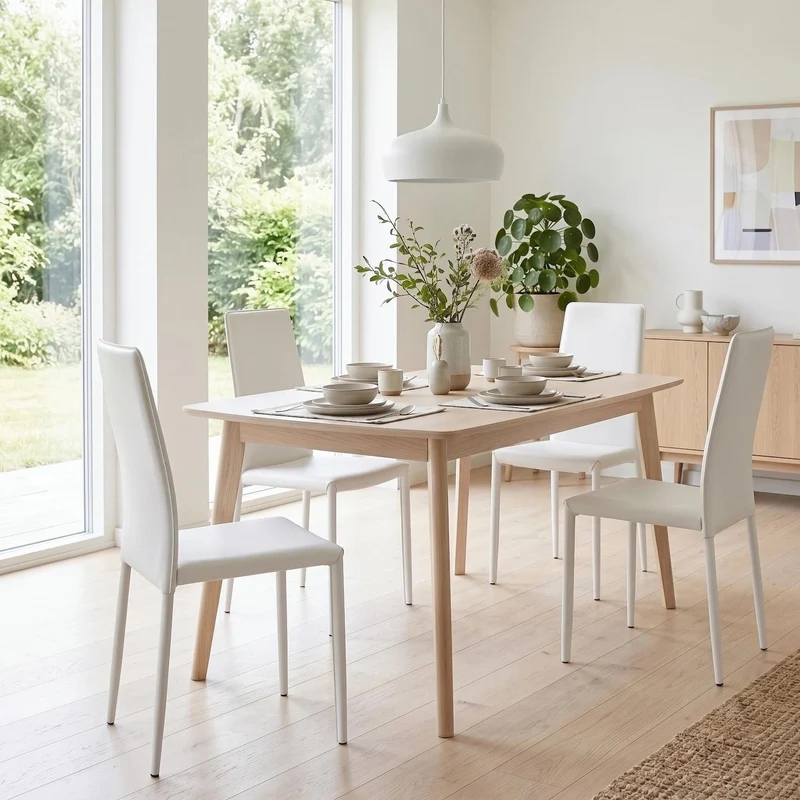 Set 4 sedie impilabili Levina