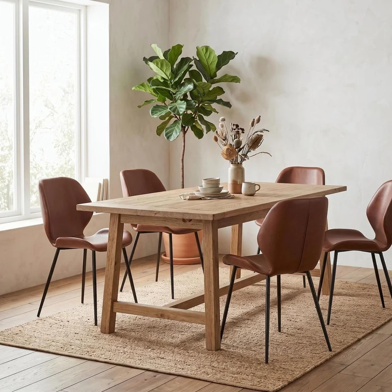Set 4 sedie per sala da pranzo Alira