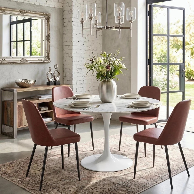 Set 4 sedie design moderno Sanna Soft