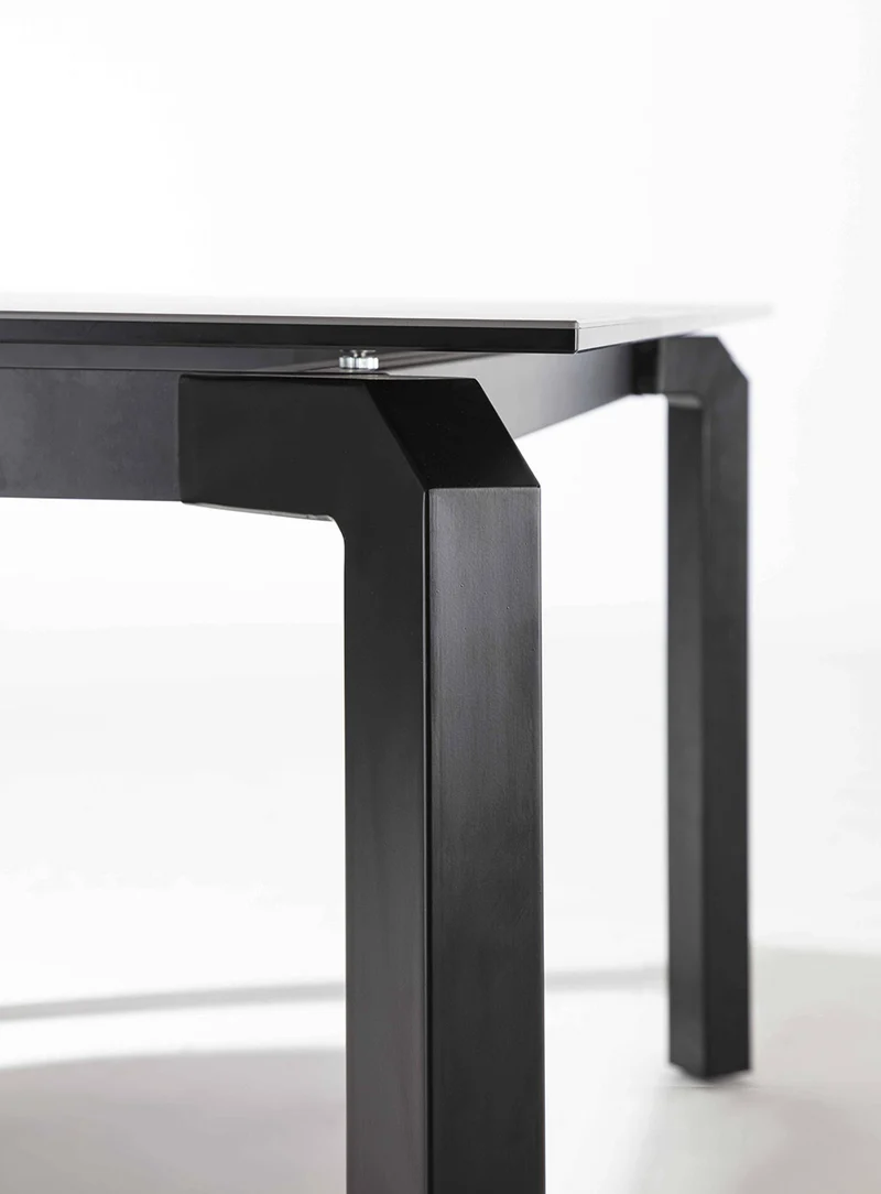 Konar - Tavolo design allungabile in vetro ceramica struttura in metallo - varie misure