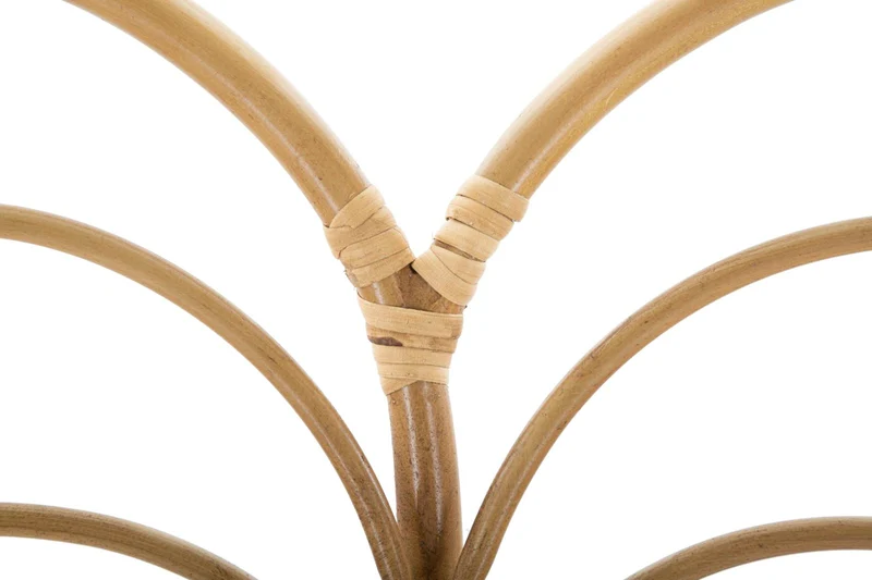 Pannello da parete decorativo in metallo effetto bambù cm 160x2x80h