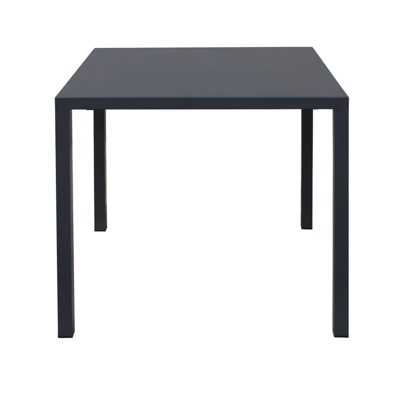 Tavolo da esterno quadrato autolivellante in alluminio 80x80 cm - ZELALIA