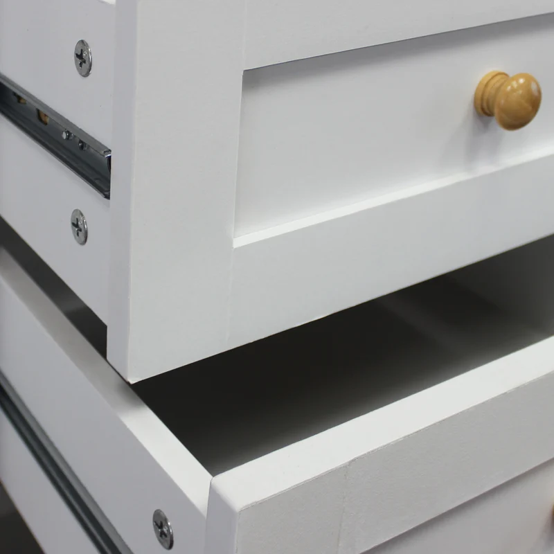 Credenza in legno con ante e cassetti piano naturale 110 cm - XANERRIEL