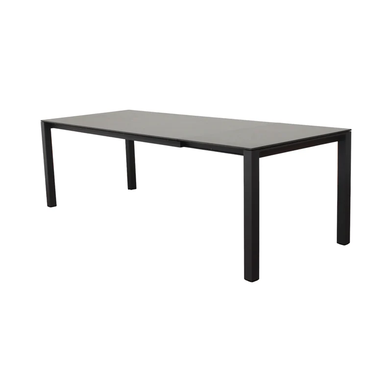 Tavolo da giardino allungabile alluminio piano in pietra 180/240 cm - ORANMOND