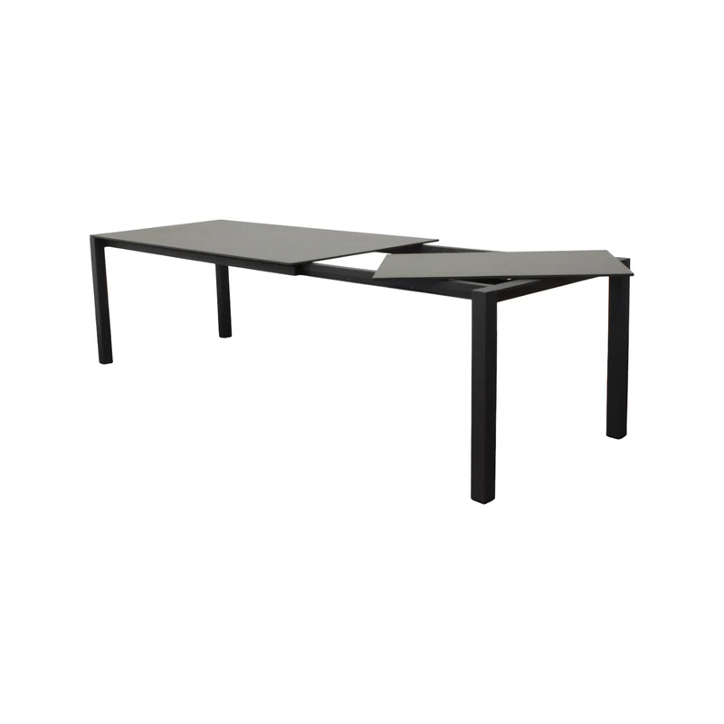 Tavolo da giardino allungabile alluminio piano in pietra 180/240 cm - ORANMOND