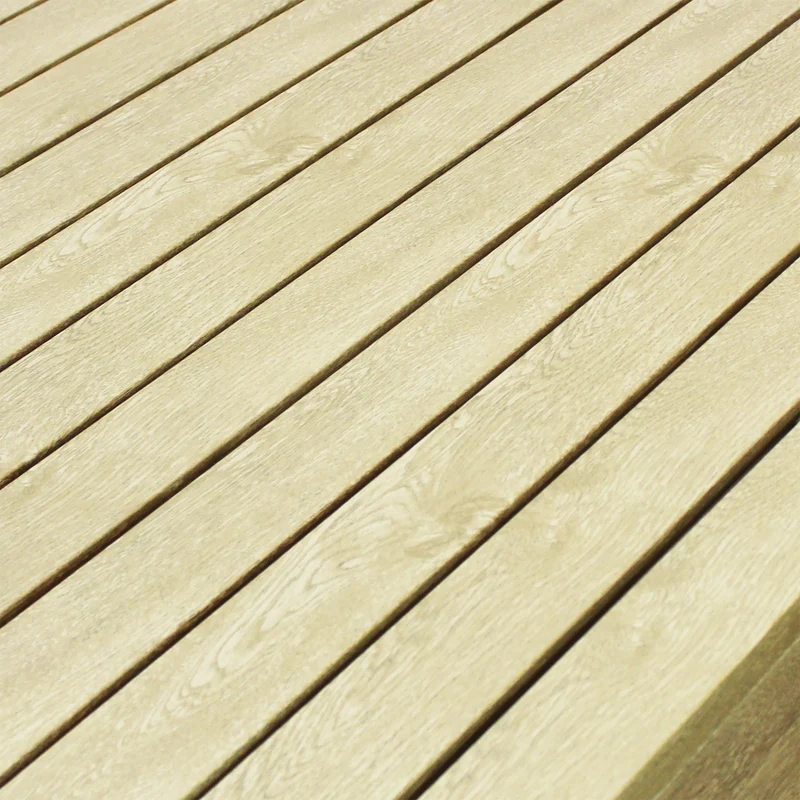 Salotto da giardino 5 posti in alluminio effetto legno con cuscini - FALULUNA