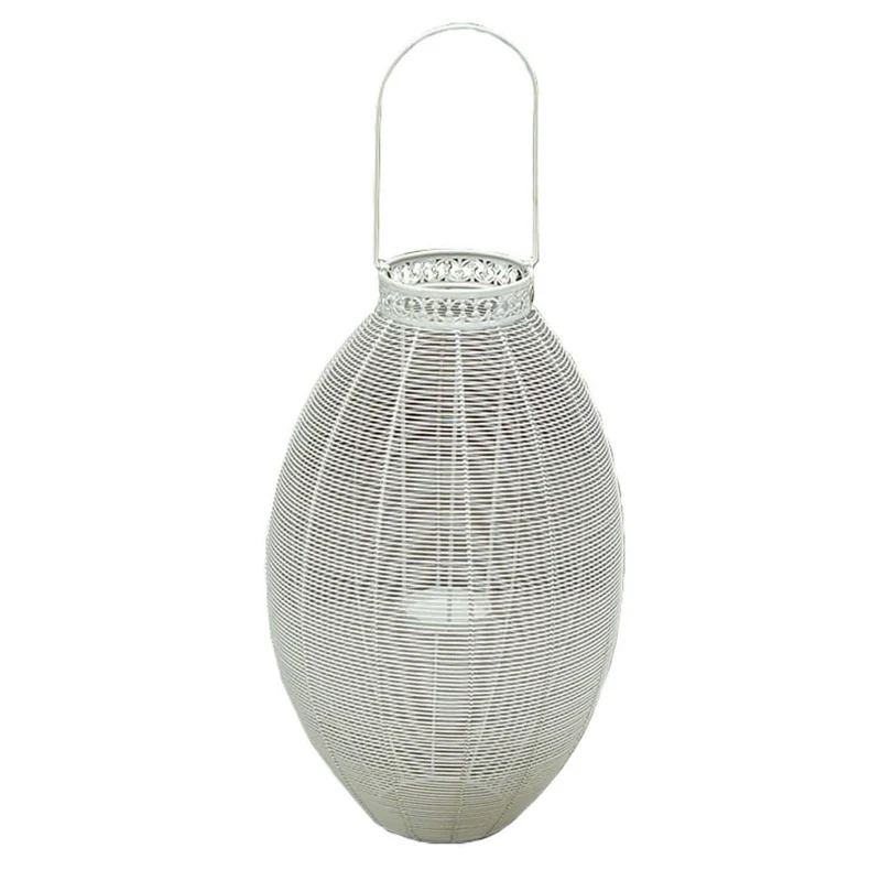 Portacandela stile provenzale verniciato in Acciaio cm 19x37 5x56 - DESHAWN