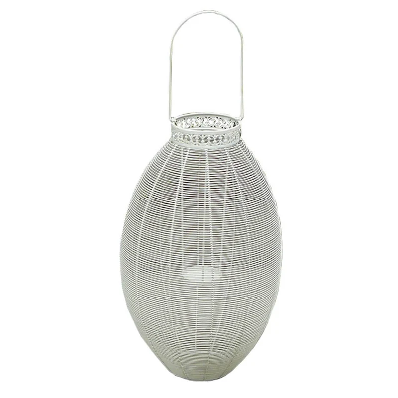 Portacandela stile provenzale verniciato in Acciaio cm 19x37 5x56 - DESHAWN