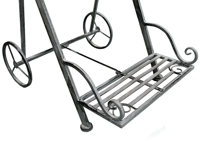 Eatagere bianco ossidato in Acciaio cm 37 5x51x81 - NARDI