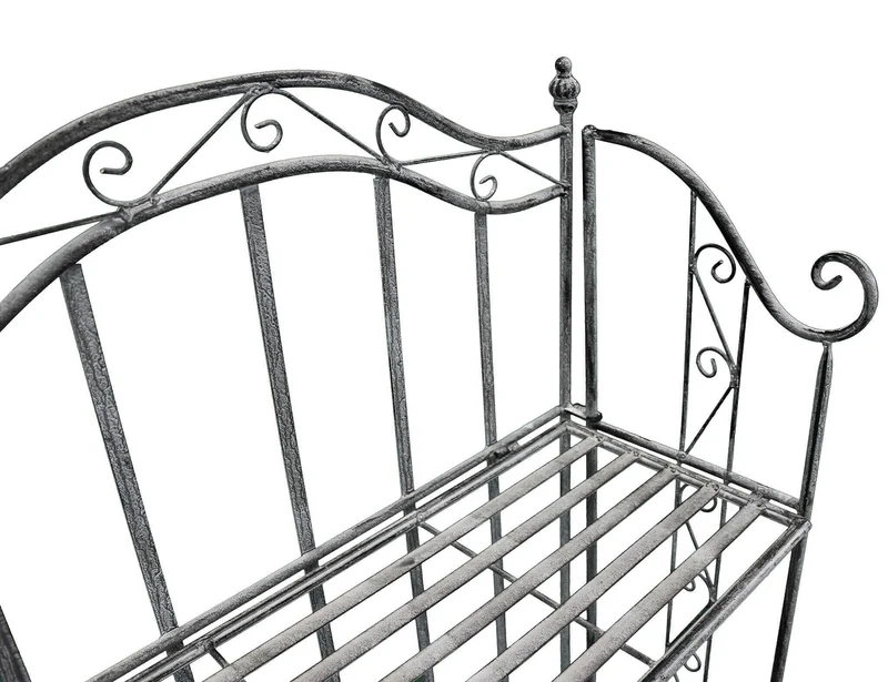 Eatagere bianco ossidato in Acciaio cm 60x32x128 - NARDI
