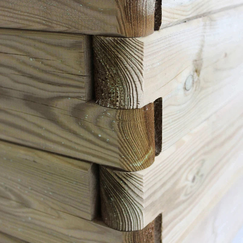 In Legno da Giardino 60x40x40 h in cm 60x40x40 - FLOWER