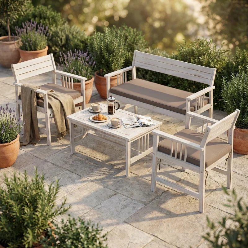 Salotto da Giardino in Acacia - AURELIO