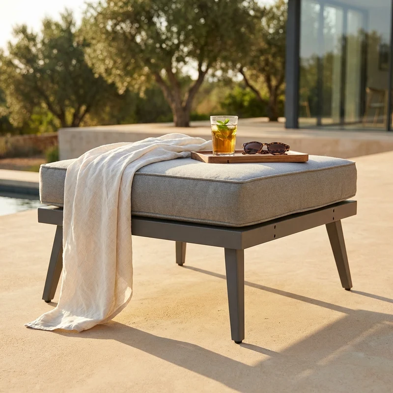 Seduta con cuscino per salotto da giardino componibile - DEX