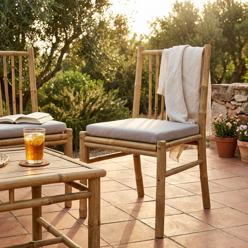 Sedia da giardino in bamboo - LIBRE