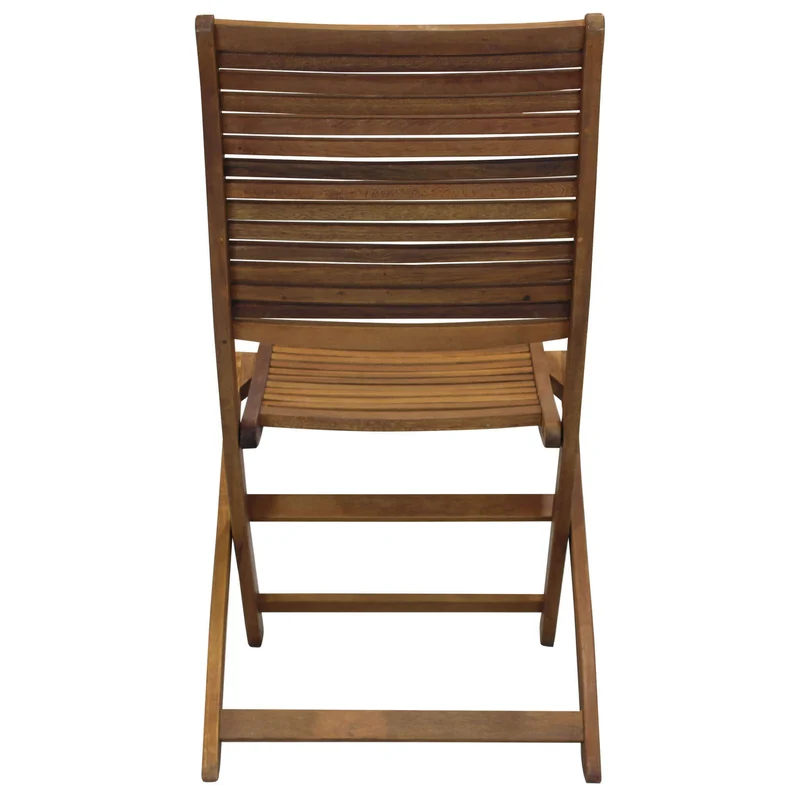 Poltrona da Giardino Pieghevole in Legno Acacia cm 50x65x94 - GERALD