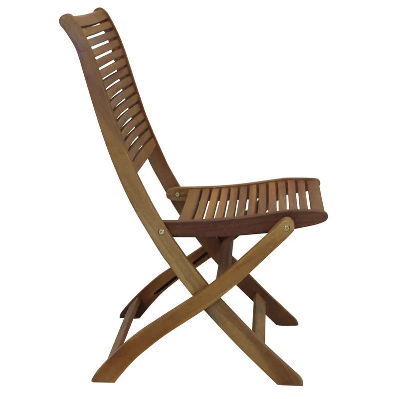 Poltrona da Giardino Pieghevole in Legno Acacia cm 50x65x94 - GERALD
