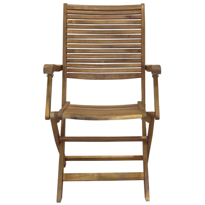 Poltrona da Giardino Pieghevole in Legno Acacia cm 55x64x94 - HAL