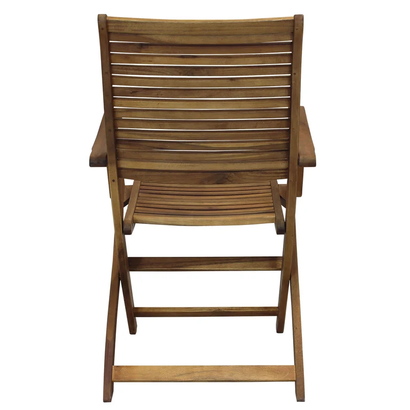 Poltrona da Giardino Pieghevole in Legno Acacia cm 55x64x94 - HAL