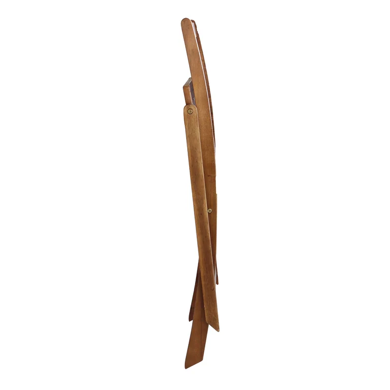 Sedia da Giardino Pieghevole in Legno Acacia cm 46x57x91 - TYRIK