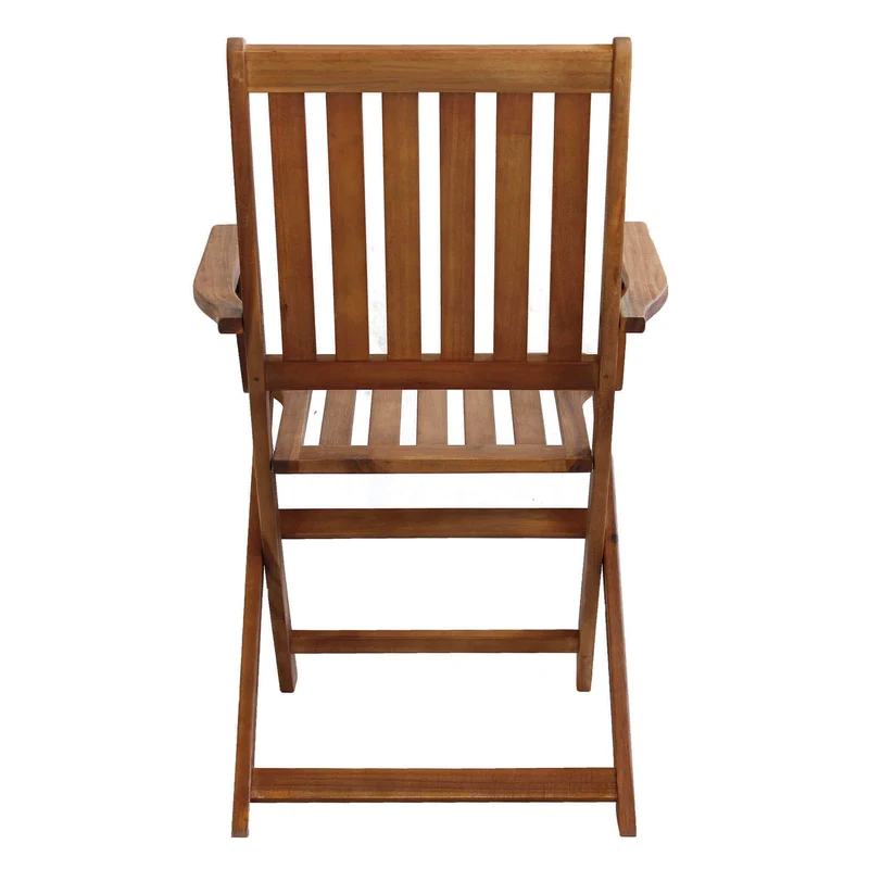 Poltrona da Giardino Pieghevole in Legno Acacia cm 55x57x91 - JIMI