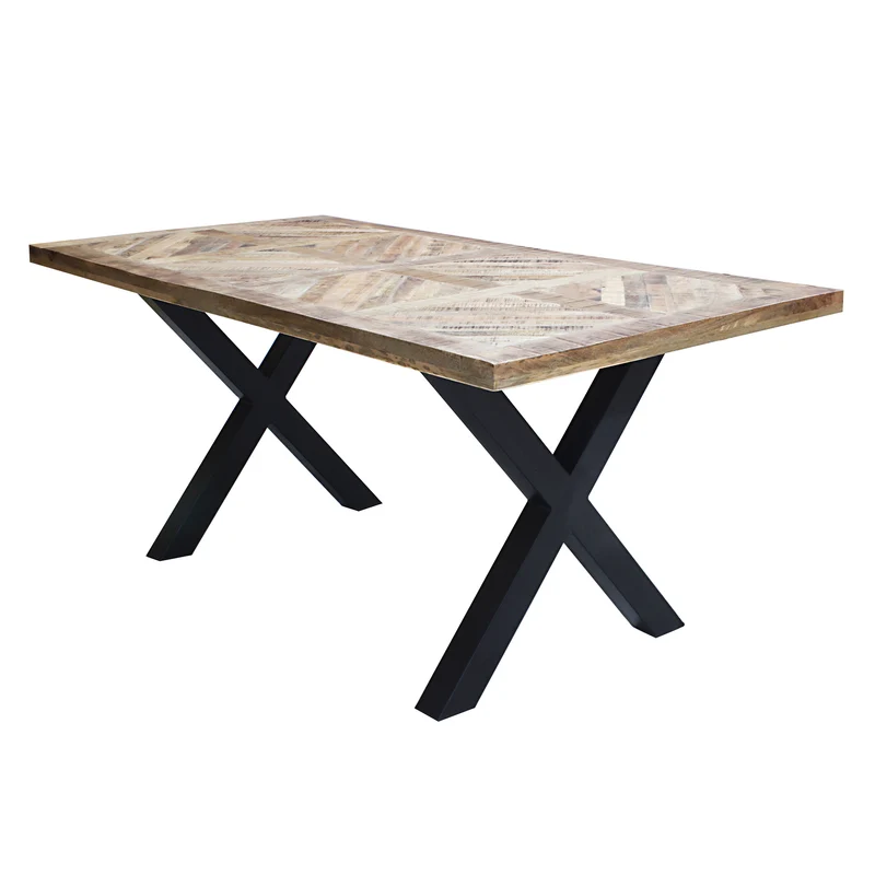 Tavolo da pranzo in legno di acacia 180x90 cm - FOSTER