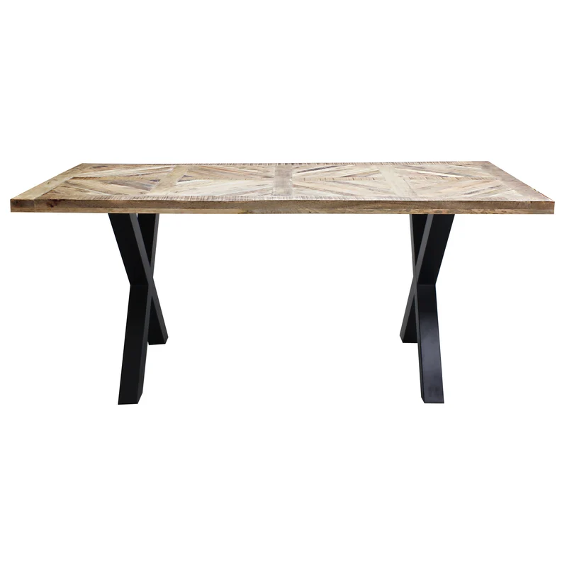 Tavolo da pranzo in legno di acacia 180x90 cm - FOSTER