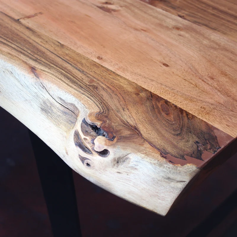 Tavolo da pranzo in legno di acacia 200x100 - CARLY