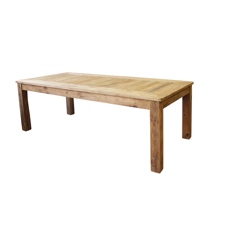 Tavolo da pranzo allungabile in legno di pino riciclato 224/304x105 - PINE