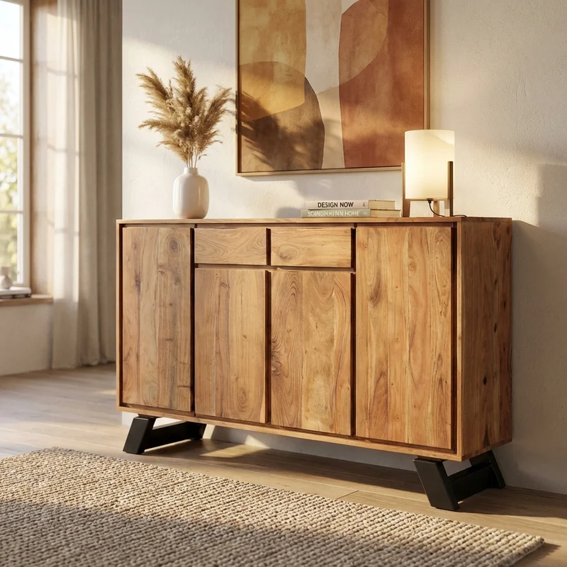 Madia in legno di acacia - LENNOX
