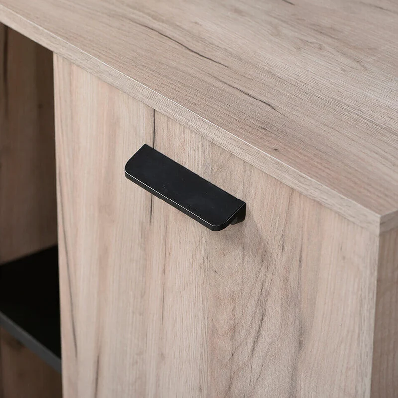 madia quattro cassetti un anta moderna minimal in legno cm 137 5x40x90 5 h - FRANCI