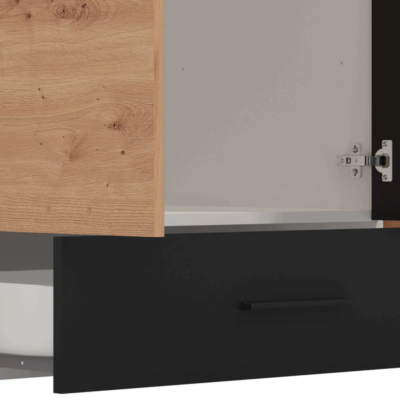 armadio tre ante moderno minimal in legno cm 119x53x203 7 h - CAD