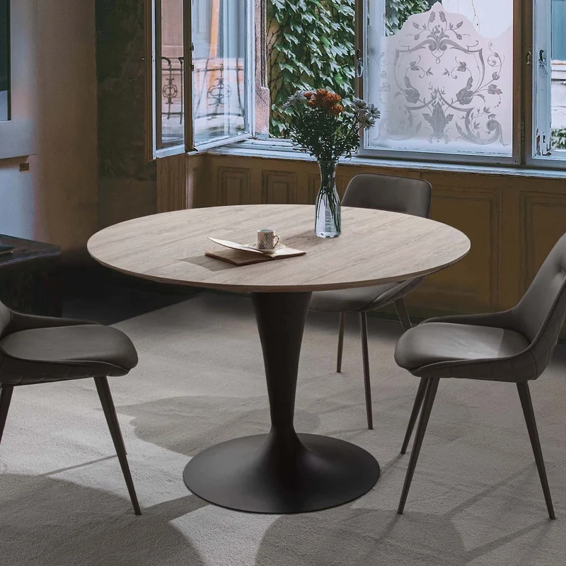 Tavolo da pranzo rotondo Sulevi Oak