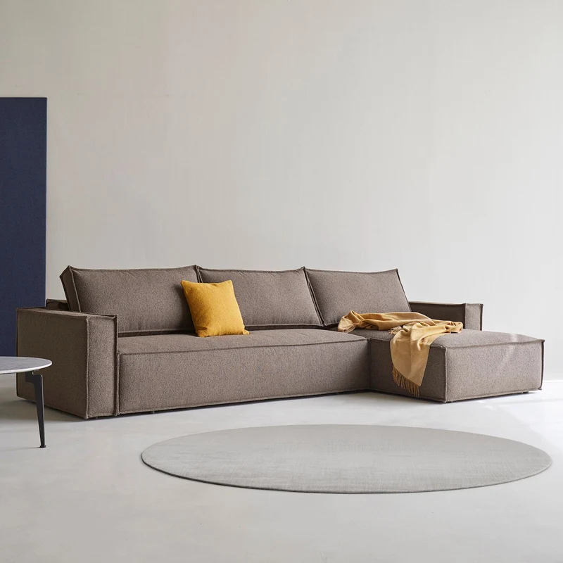 Divano letto matrimoniale con penisola Newilla Lounger