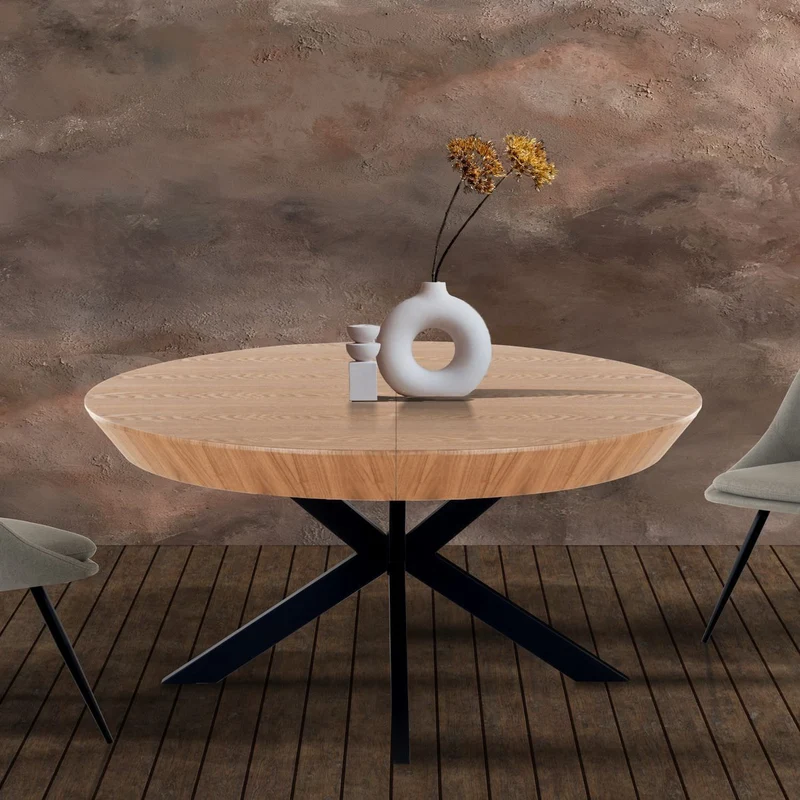 Tavolo rotondo allungabile Bjarne Wood