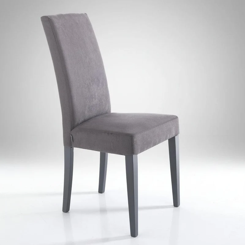 Coppia sedie imbottite Vona Grey