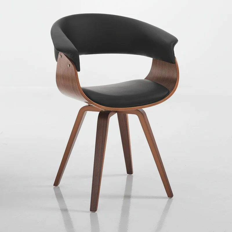 Sedia moderna Once Wood Black