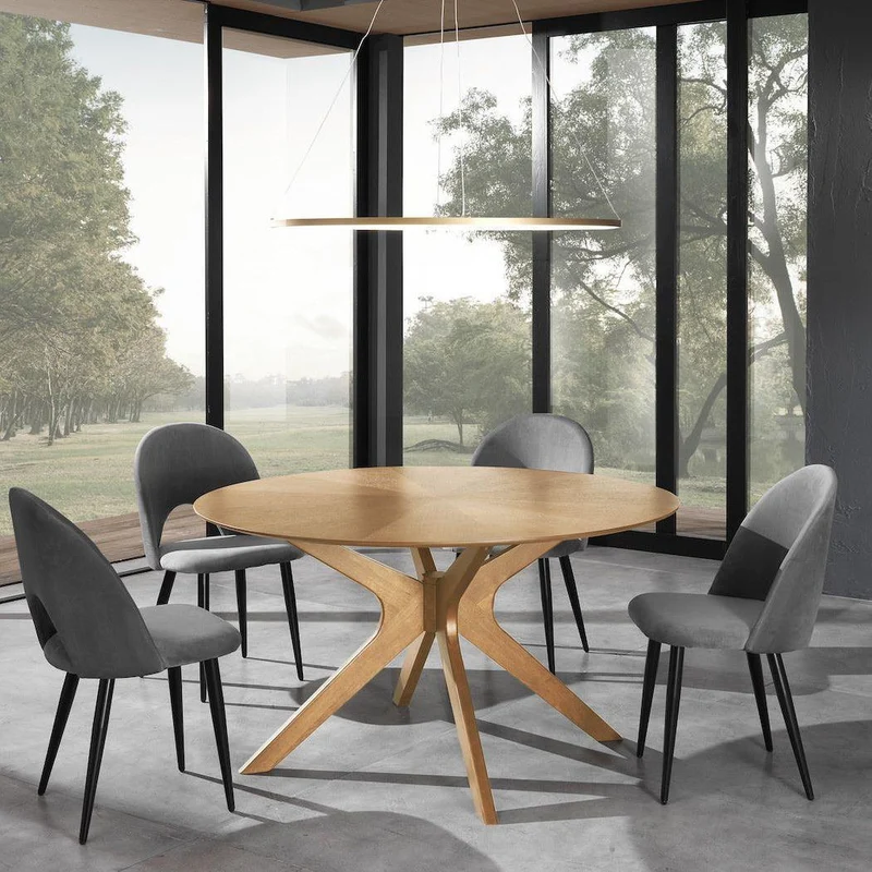 Tavolo da pranzo rotondo Venues Oak