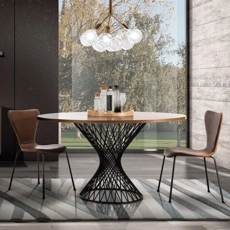 Tavolo da pranzo rotondo Stairway Oak