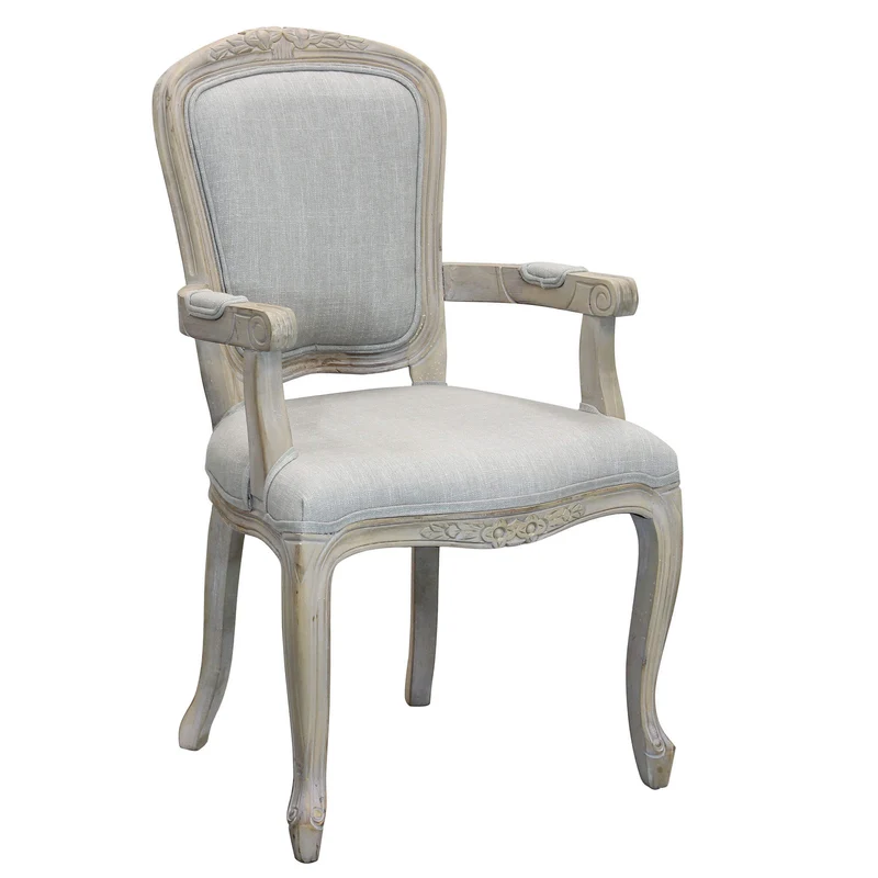 Poltrona vintage seduta imbottita in Legno cm 57x57x95 - ROYCE